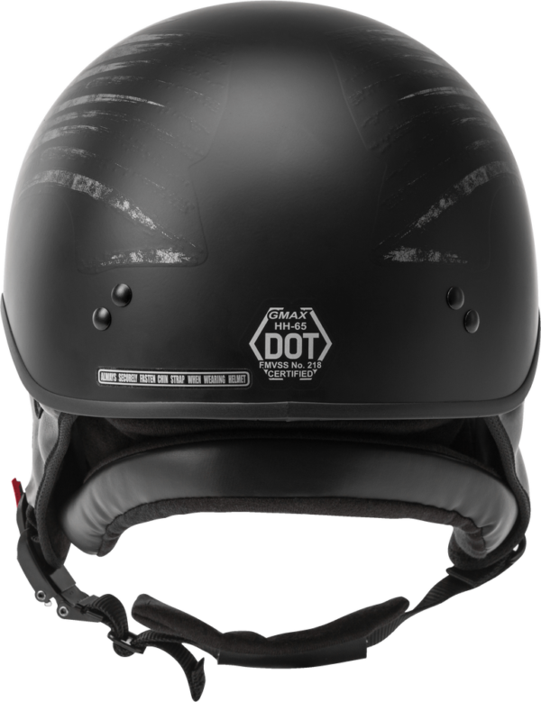27a3-5ffce86f1e191 GMAX HH-65 HALF HELMET BRAVERY MATTE BLACK/GREY SM