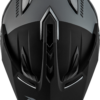 GMAX GM-11S RONIN SNOW HELMET MATTE BLACK/SILVER LG