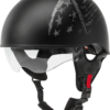 fab6-5ffce86ed800d GMAX HH-65 HALF HELMET BRAVERY MATTE BLACK/GREY SM