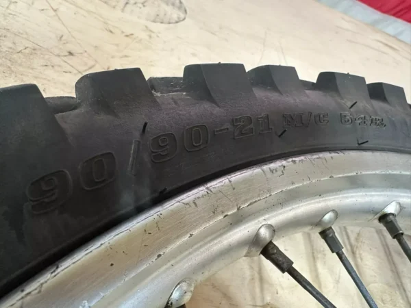 image126860699696_4_1739805469552_1920x2560 1992 Honda XR600R OEM Front Wheel with Tire – Fits 1985‑2000 XR600R
