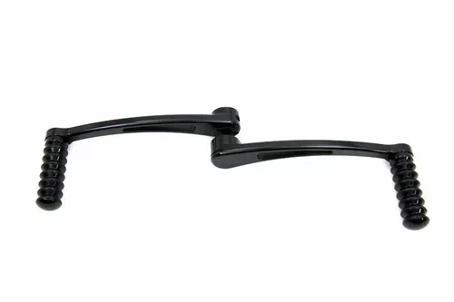 Black Heel Toe Shifter Lever Set for Harley Davidson by V-Twin