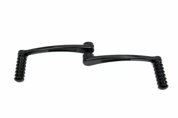 Black Heel Toe Shifter Lever Set for Harley Davidson by V-Twin