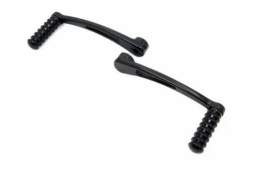 Black Heel Toe Shifter Lever Set for Harley Davidson by V-Twin