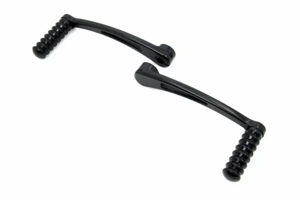 Black Heel Toe Shifter Lever Set for Harley Davidson by V-Twin