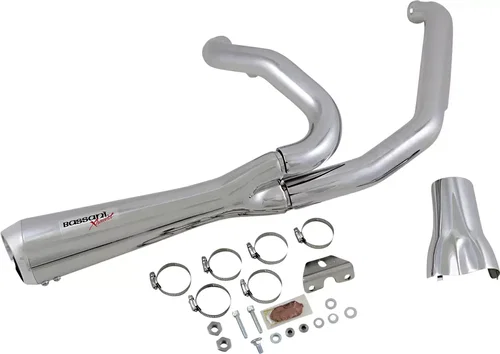 Bassani Road Rage 2-1 Short Motorcycle Exhaust 2017-2020 Harley Touring Models