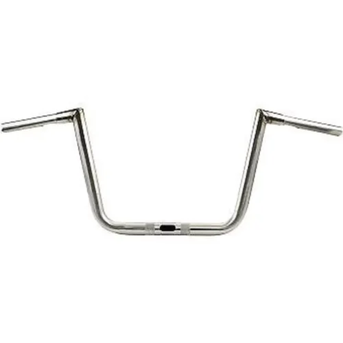 LA CHOPPERS LA-7312-61SS Stainless 10" 1-1/4" Hefty Twin Peaks Handlebars