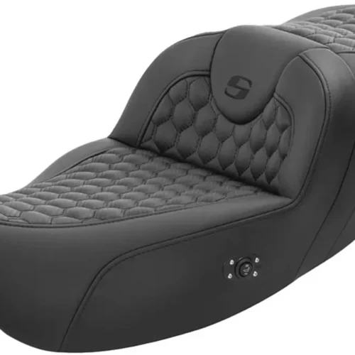 SADDLEMEN RoadSofa* Fits Seat - Honeycomb - Without Backrest - Extended Reach -