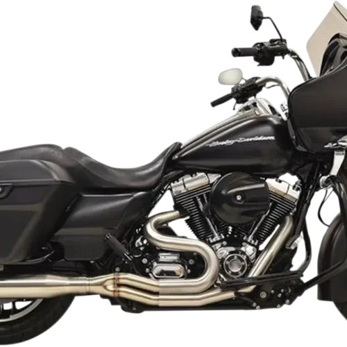 BASSANI XHAUST Fits 2:1 Exhaust - Stainless Steel - Straight Can 1F18SS