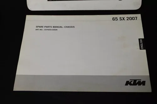 image252723603470_1_1729611749239_1920x2560 KTM OEM SPARE PARTS MANUAL CHASSIS 2007 65 SX 65SX 07 SERVICE BOOK INSTRUCTIONS