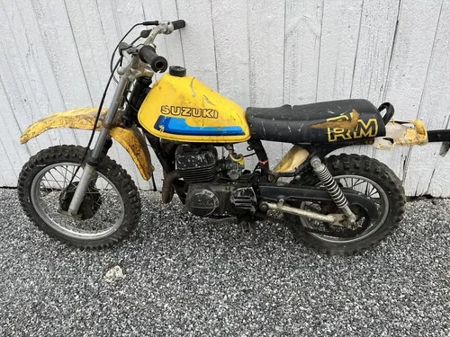 1980 Suzuki RM50 RM 50 Fuel Tank Setting Bumper Bumpers Cushion