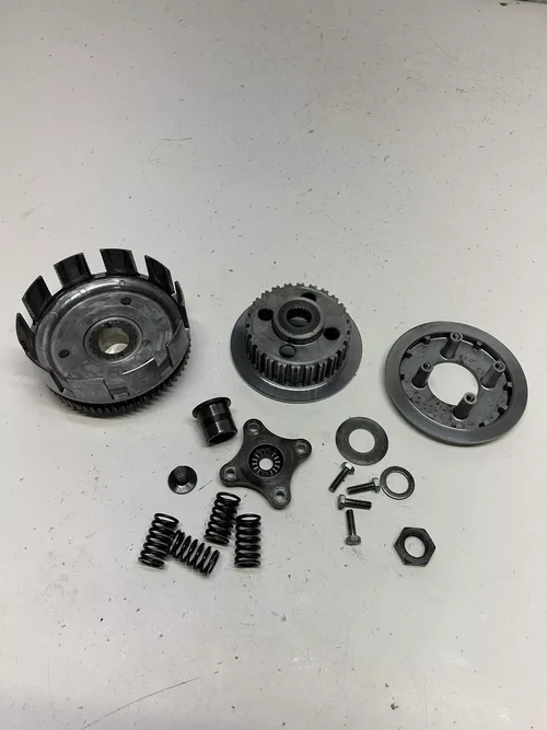 image256768476831_0_1744253992260_1920x2560 84 1984 HONDA XR350R xr 350 r OEM Clutch Basket Plates Assembly Hardware WEAR!