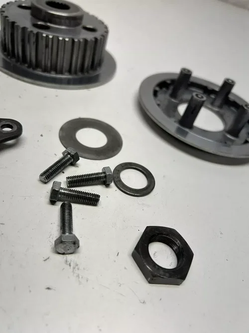 image256768476831_14_1744253993168_1920x2560 84 1984 HONDA XR350R xr 350 r OEM Clutch Basket Plates Assembly Hardware WEAR!