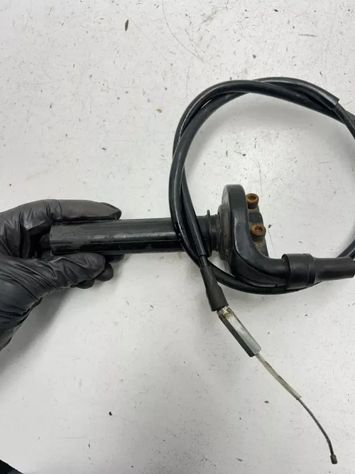 01 2001 Yamaha Raptor 660 R AFTERMARKET Throttle Choke Lever Perch Cable Mount