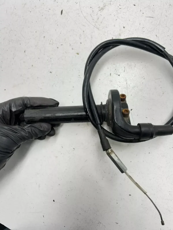 01 2001 Yamaha Raptor 660 R AFTERMARKET Throttle Choke Lever Perch Cable Mount
