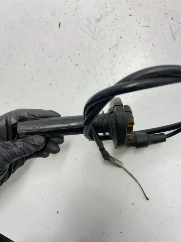 01 2001 Yamaha Raptor 660 R AFTERMARKET Throttle Choke Lever Perch Cable Mount