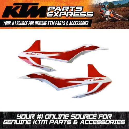 image284471475660_0_1739483106768_1920x2560 NEW OEM KTM SPOILER SET WHITE 50 SX / 50 SX MINI 2020 WITH DECAL 45308054000ABA