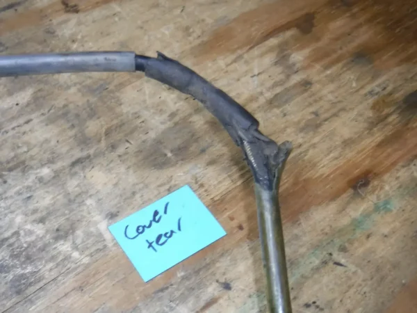 1990 Kx125 Kawasaki Front Brake Line Hose Pipe Master Cylinder Fluid
