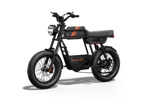 02GT33_single_battery Riding Times GT33 48V/27Ah 1350W All Terrain Cafe Racer Cargo Electric Bike