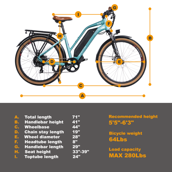 DWMEIGI Hestia 48V/13Ah 750W Electric Bike