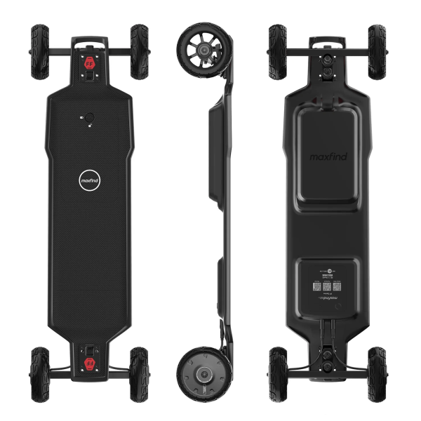 2_x7062x Maxfind FF AT 48V/8.7Ah 3000W Electric Skateboard