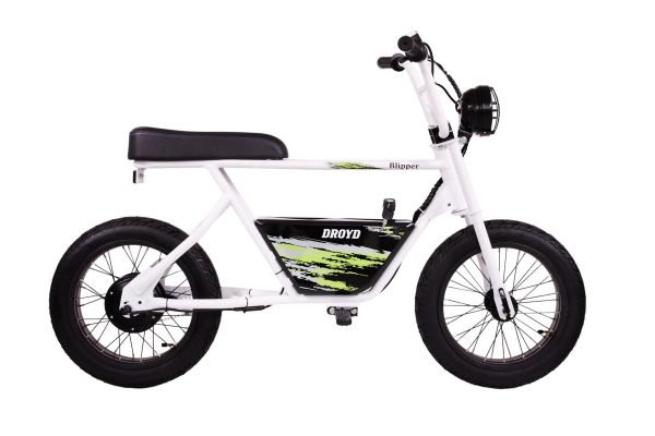 BlipperWhite_02 Droyd Blipper 24V/10Ah 250W Kids Electric Balance Bike