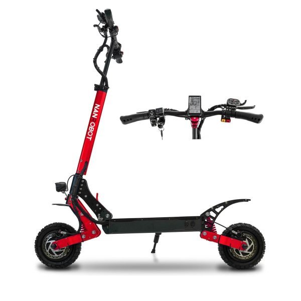 D4_3.0electricscootercopy NANROBOT D4+ 3.0 52V/23.4Ah 2000W Electric Scooter
