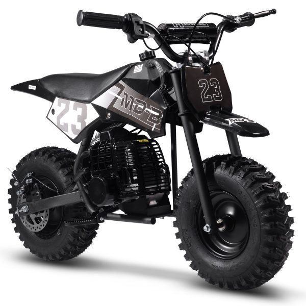 DB-02-Supermoto_Black MotoTec Big Supermoto 50cc 2-Stroke Kids Dirt Bike