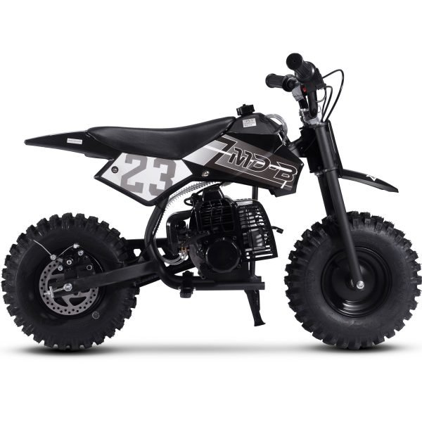 DB-02-Supermoto_Black_3 MotoTec Big Supermoto 50cc 2-Stroke Kids Dirt Bike
