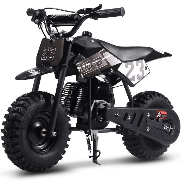 DB-02-Supermoto_Black_5 MotoTec Big Supermoto 50cc 2-Stroke Kids Dirt Bike