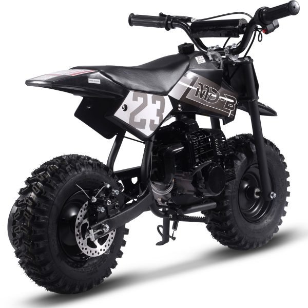 DB-02-Supermoto_Black_6 MotoTec Big Supermoto 50cc 2-Stroke Kids Dirt Bike