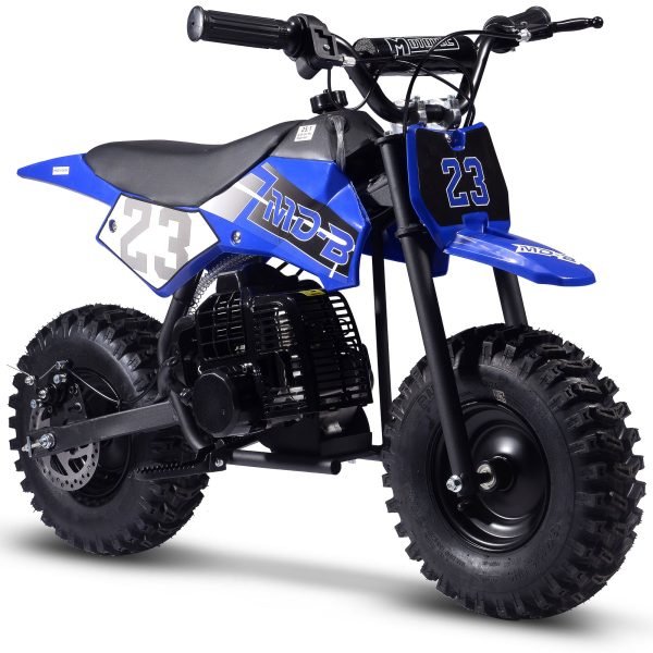 DB-02-Supermoto_Blue MotoTec Big Supermoto 50cc 2-Stroke Kids Dirt Bike