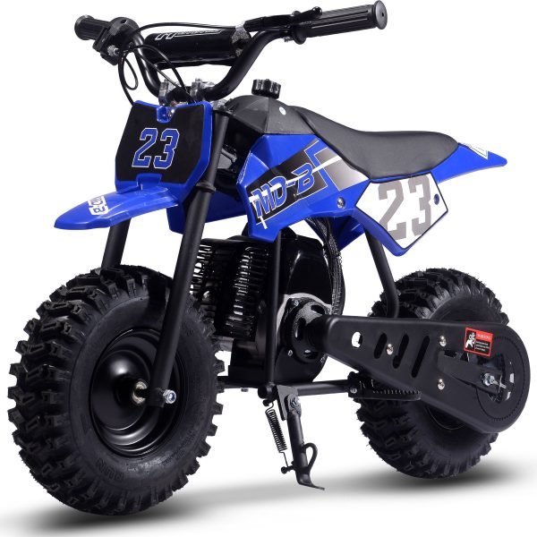 DB-02-Supermoto_Blue_3 MotoTec Big Supermoto 50cc 2-Stroke Kids Dirt Bike
