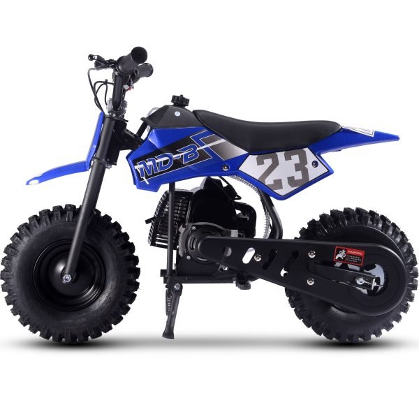 DB-02-Supermoto_Blue_6 MotoTec Big Supermoto 50cc 2-Stroke Kids Dirt Bike