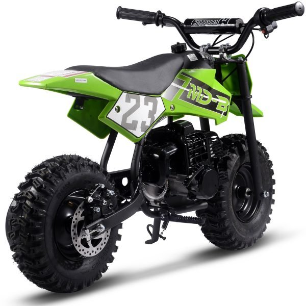DB-02-Supermoto_Green_3 MotoTec Big Supermoto 50cc 2-Stroke Kids Dirt Bike