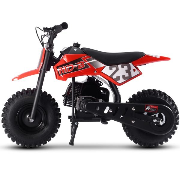DB-02-Supermoto_Red_2 MotoTec Big Supermoto 50cc 2-Stroke Kids Dirt Bike