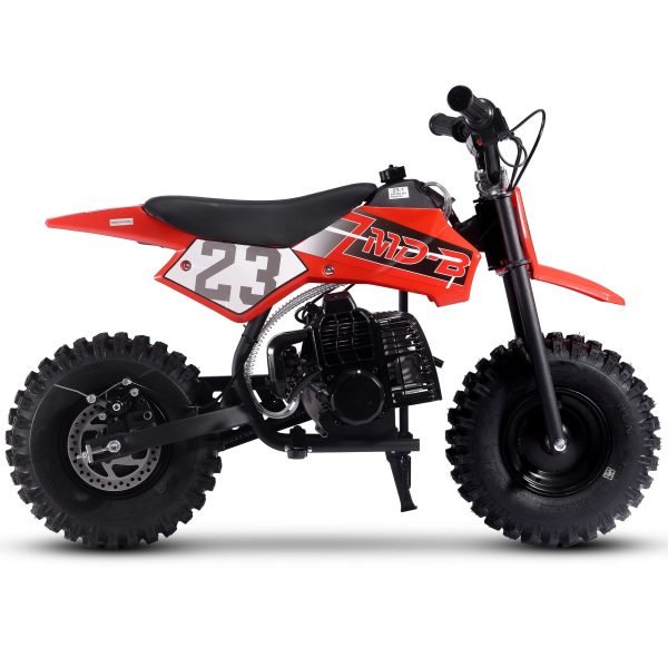 DB-02-Supermoto_Red_3 MotoTec Big Supermoto 50cc 2-Stroke Kids Dirt Bike