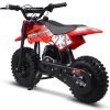 DB-02-Supermoto_Red_6 MotoTec Big Supermoto 50cc 2-Stroke Kids Dirt Bike