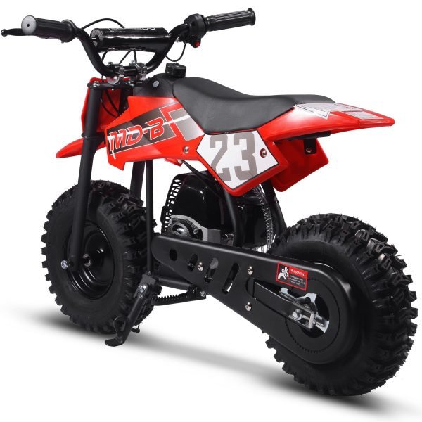 DB-02-Supermoto_Red_6 MotoTec Big Supermoto 50cc 2-Stroke Kids Dirt Bike