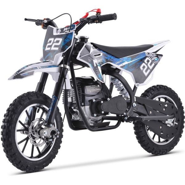 Demon-40cc_Blue_2 MotoTec Demon 40cc 4-Stroke Kids Gas Dirt Bike