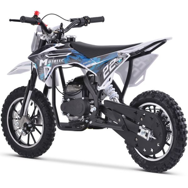 Demon-40cc_Blue_6 MotoTec Demon 40cc 4-Stroke Kids Gas Dirt Bike