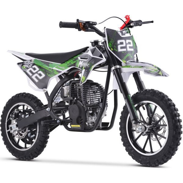 Demon-40cc_Green MotoTec Demon 40cc 4-Stroke Kids Gas Dirt Bike