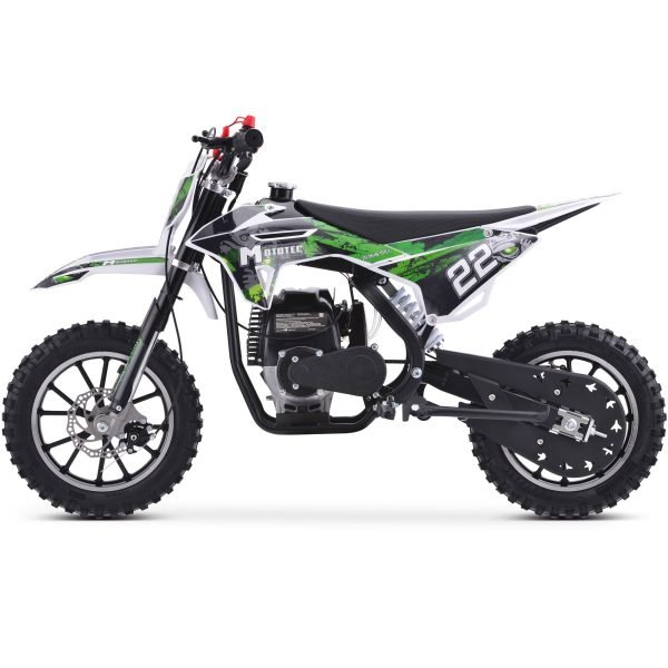 Demon-40cc_Green_3 MotoTec Demon 40cc 4-Stroke Kids Gas Dirt Bike