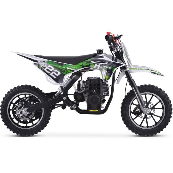 Demon-40cc_Green_4 MotoTec Demon 40cc 4-Stroke Kids Gas Dirt Bike