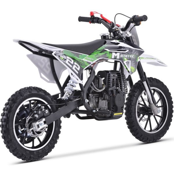 Demon-40cc_Green_5 MotoTec Demon 40cc 4-Stroke Kids Gas Dirt Bike