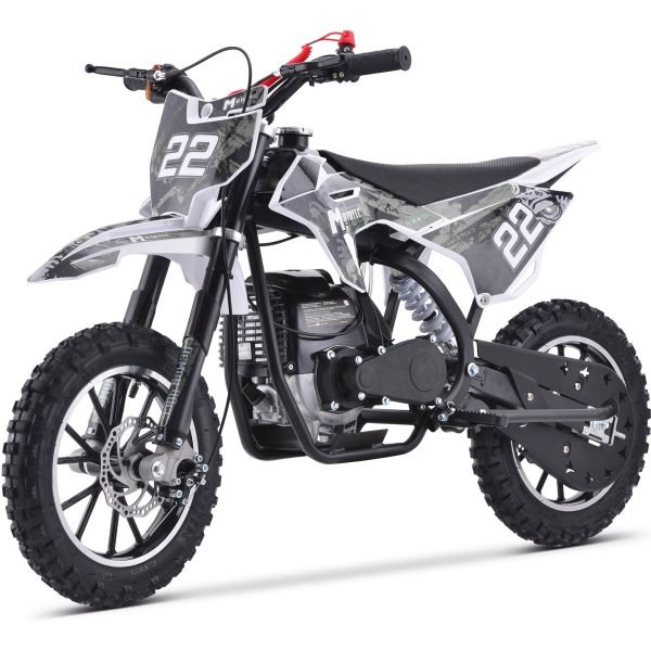 Demon-40cc_White_2 MotoTec Demon 40cc 4-Stroke Kids Gas Dirt Bike