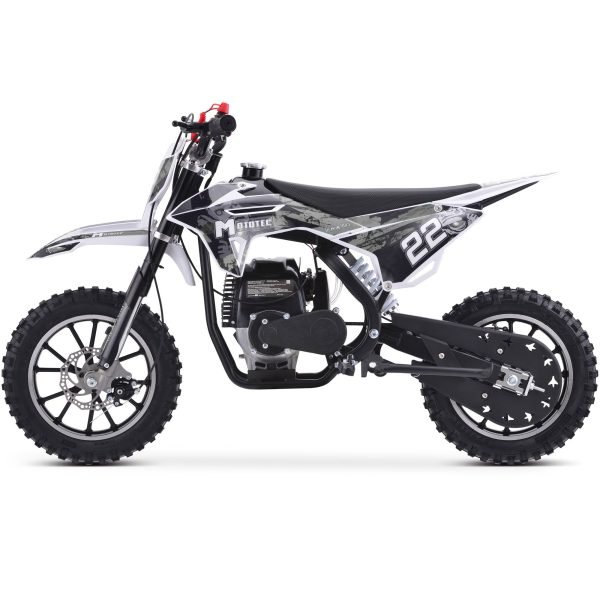 Demon-40cc_White_3 MotoTec Demon 40cc 4-Stroke Kids Gas Dirt Bike