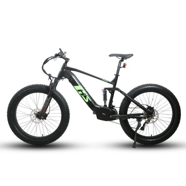 2 x EUNORAU FAT-HS 48V/14Ah 1000W Fat Tire Electric Mountain Bike