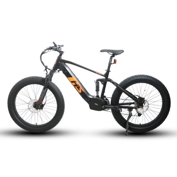 2 x EUNORAU FAT-HS 48V/14Ah 1000W Fat Tire Electric Mountain Bike