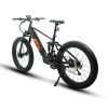 2 x EUNORAU FAT-HS 48V/14Ah 1000W Fat Tire Electric Mountain Bike