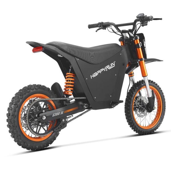 G300se-dirt-bike_4 HappyRun G300 SE 48V/26Ah 4500W Electric Mini Dirt Bike